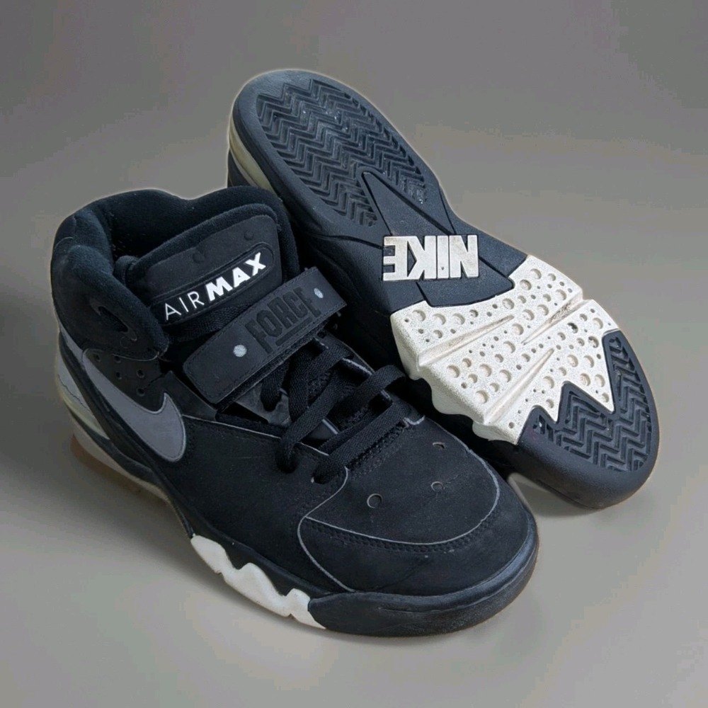 Rare Nike Air Force Max 2006 'Black Cool Grey' Mens Size 11